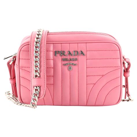 prada white camera diagramme quilted leather mini cross body bag|prada leather camera bag.